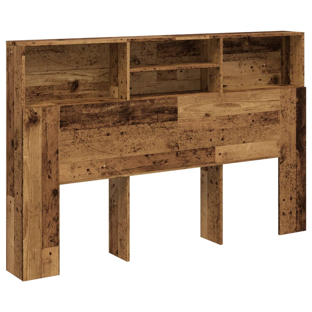 vidaXL Cabecero armario madera ingeniería envejecida 160x19x103,5 cm 8721158442093